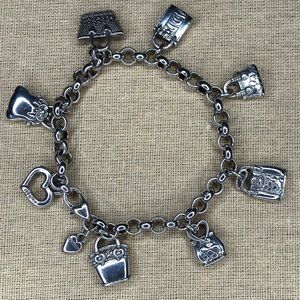 Brighton Handbag Purse Charm Bracelet~Excellent!!